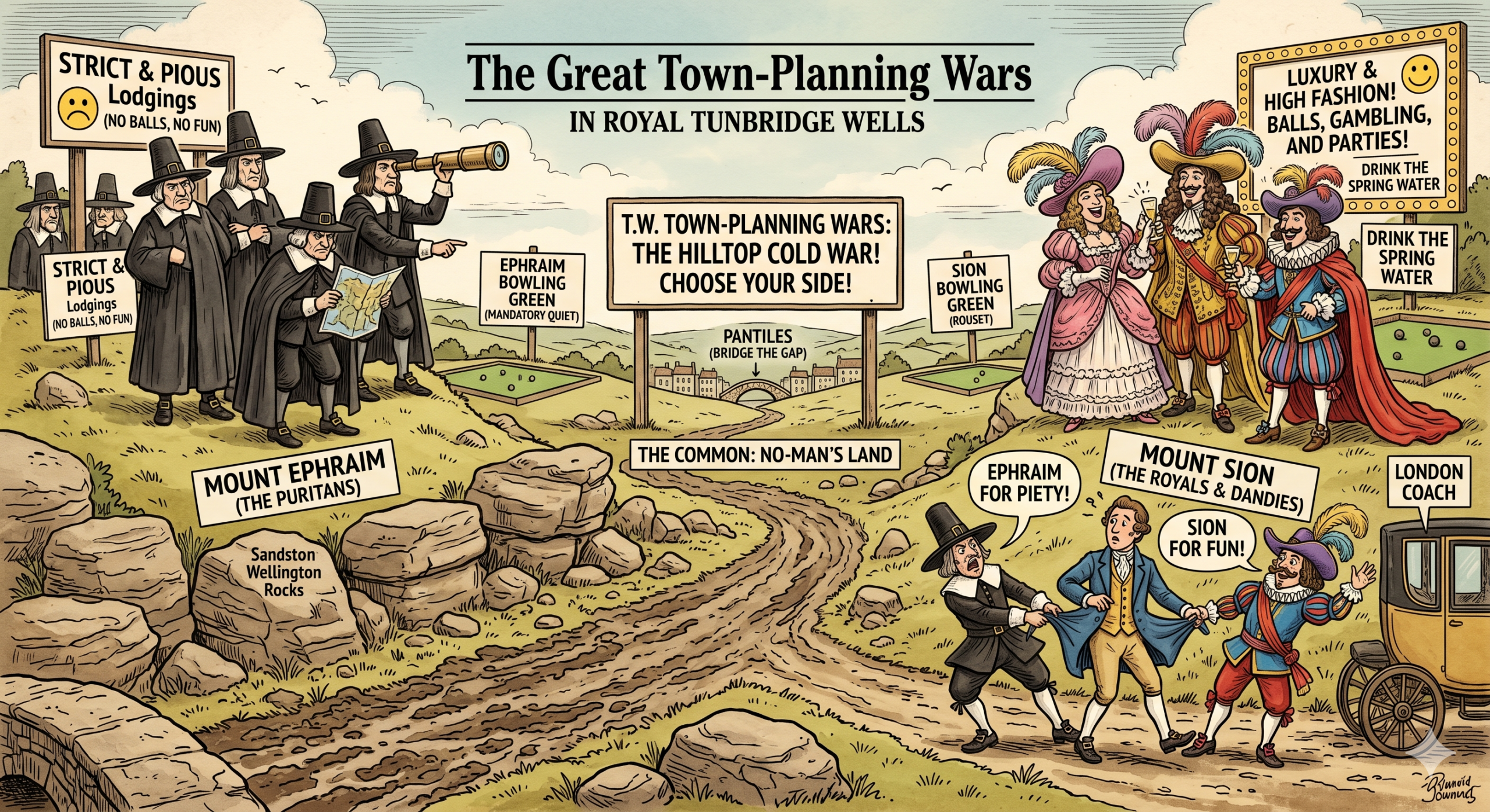 Atmospheric illustration for the latest WalkTW article