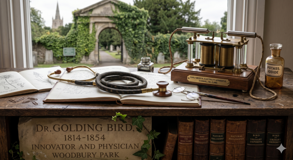 The Victorian “Bio-Hacker” buried in Woodbury Park Cemetery 🩺⚡
