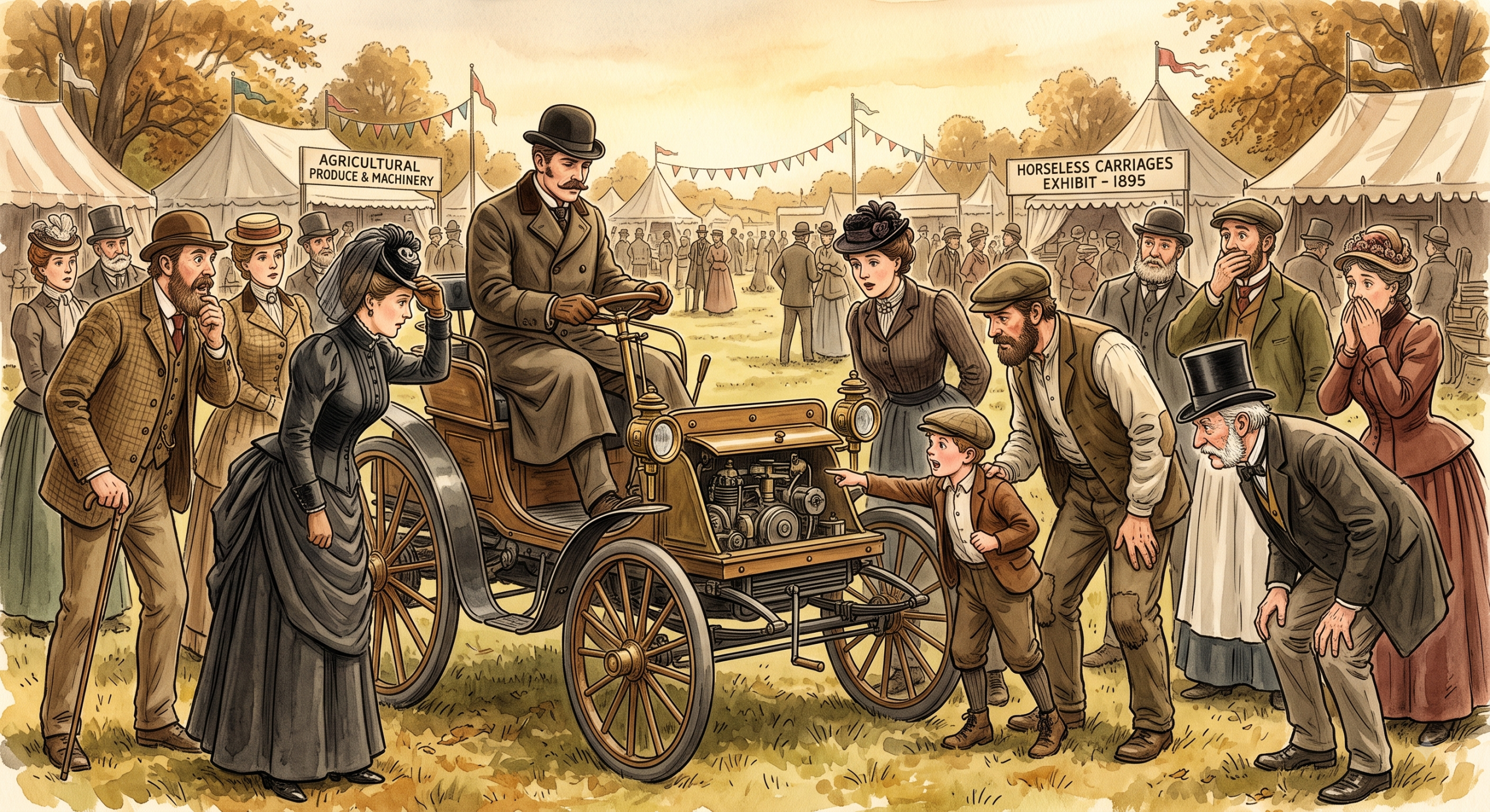 The First Motor Show Britain Ever Held